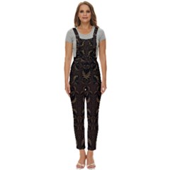 Fractal Symmetry Symmetrical Art Artwork Women s Pinafore Overalls Jumpsuit by Ravend