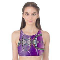 Abstract Colorful Art Pattern Design Fractal Tank Bikini Top by Ravend