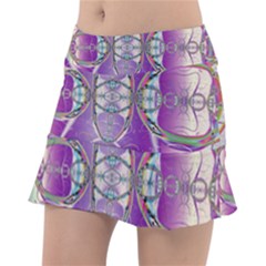 Abstract Colorful Art Pattern Design Fractal Classic Tennis Skirt by Ravend