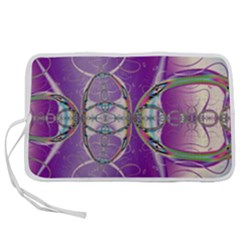 Abstract Colorful Art Pattern Design Fractal Pen Storage Case (s) by Ravend