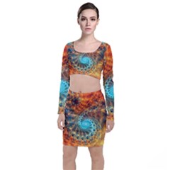 Fractal Math Abstract Mysterious Mystery Vortex Top And Skirt Sets by Ravend