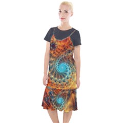 Fractal Math Abstract Mysterious Mystery Vortex Camis Fishtail Dress by Ravend