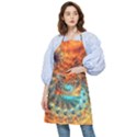 Fractal Math Abstract Mysterious Mystery Vortex Pocket Apron View1