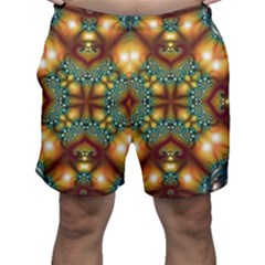 Background Abstract Fractal Annotation Texture Men s Shorts by Ravend