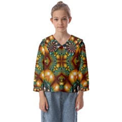 Background Abstract Fractal Annotation Texture Kids  Sailor Shirt by Ravend