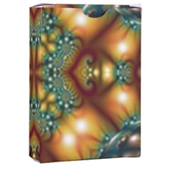 Background Abstract Fractal Annotation Texture Playing Cards Single Design (rectangle) With Custom Box