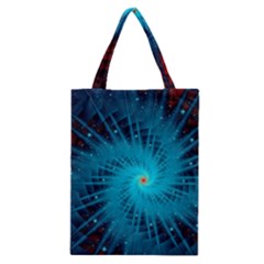 Spiral Stars Fractal Cosmos Explosion Big Bang Classic Tote Bag by Ravend