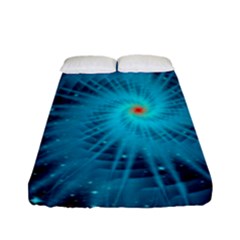 Spiral Stars Fractal Cosmos Explosion Big Bang Fitted Sheet (full/ Double Size)