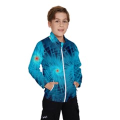 Spiral Stars Fractal Cosmos Explosion Big Bang Kids  Windbreaker by Ravend