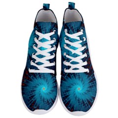 Spiral Stars Fractal Cosmos Explosion Big Bang Men s Lightweight High Top Sneakers by Ravend