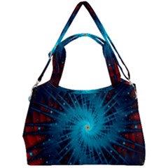 Spiral Stars Fractal Cosmos Explosion Big Bang Double Compartment Shoulder Bag