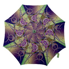 Fractal Abstract Digital Art Art Colorful Hook Handle Umbrellas (small) by Ravend