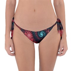 Fractal Spiral Vortex Pattern Art Digital Reversible Bikini Bottoms by Ravend