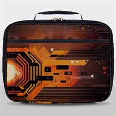 Technology Design Tech Computer Future Business Full Print Lunch Bag by Ravend