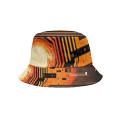 Technology Design Tech Computer Future Business Inside Out Bucket Hat (kids) by Ravend