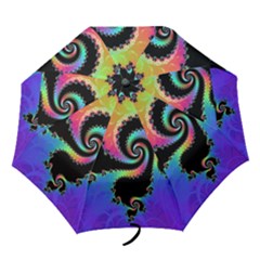 Fractal Spiral Vortex Swirl Whirlpool Math Folding Umbrellas by Ravend