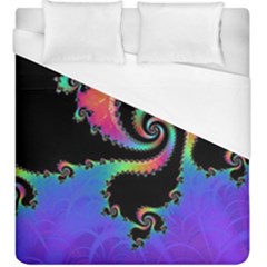 Fractal Spiral Vortex Swirl Whirlpool Math Duvet Cover (king Size) by Ravend