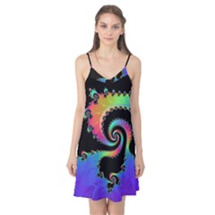 Fractal Spiral Vortex Swirl Whirlpool Math Camis Nightgown  by Ravend