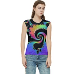 Fractal Spiral Vortex Swirl Whirlpool Math Women s Raglan Cap Sleeve Tee by Ravend