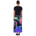 Fractal Spiral Vortex Swirl Whirlpool Math Flared Maxi Skirt View2