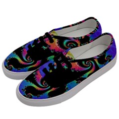 Fractal Spiral Vortex Swirl Whirlpool Math Men s Classic Low Top Sneakers by Ravend