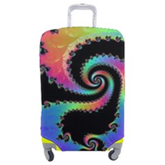 Fractal Spiral Vortex Swirl Whirlpool Math Luggage Cover (medium) by Ravend