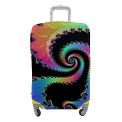 Fractal Spiral Vortex Swirl Whirlpool Math Luggage Cover (small) by Ravend