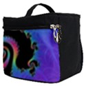 Fractal Spiral Vortex Swirl Whirlpool Math Make Up Travel Bag (Small) View2