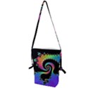 Fractal Spiral Vortex Swirl Whirlpool Math Folding Shoulder Bag View1