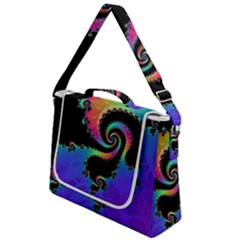 Fractal Spiral Vortex Swirl Whirlpool Math Box Up Messenger Bag by Ravend