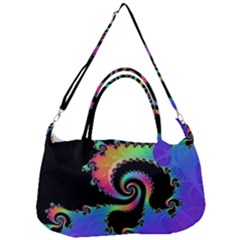 Fractal Spiral Vortex Swirl Whirlpool Math Removal Strap Handbag by Ravend