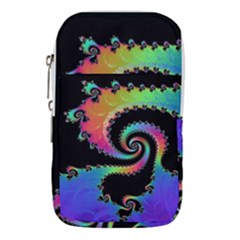 Fractal Spiral Vortex Swirl Whirlpool Math Waist Pouch (large) by Ravend