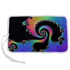 Fractal Spiral Vortex Swirl Whirlpool Math Pen Storage Case (m) by Ravend