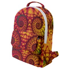 Art Pattern Fractal Design Abstract Artwork Flap Pocket Backpack (small) by Ravend