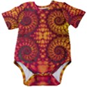 Art Pattern Fractal Design Abstract Artwork Baby Short Sleeve Bodysuit View1