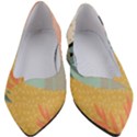 Leaves Pattern Design Colorful Decorative Texture Women s Block Heels  View1