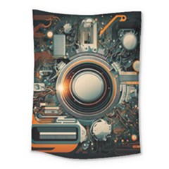 Illustrations Technology Robot Internet Processor Medium Tapestry by Ravend