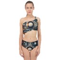 Illustrations Technology Robot Internet Processor Spliced Up Two Piece Swimsuit View1