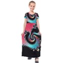 Fractals Abstract Art Digital Art Abstract Art Kids  Short Sleeve Maxi Dress View1