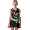 Fractals Abstract Art Digital Art Abstract Art Kids  Pilgrim Collar Ruffle Hem Dress View1