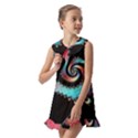 Fractals Abstract Art Digital Art Abstract Art Kids  Pilgrim Collar Ruffle Hem Dress View2