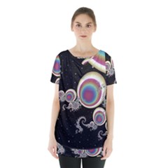 Fractal Math Abstract Abstract Art Digital Art Skirt Hem Sports Top by Ravend