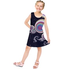 Fractal Math Abstract Abstract Art Digital Art Kids  Tunic Dress by Ravend