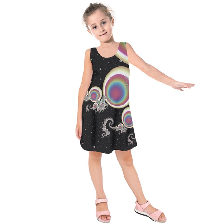 Fractal Math Abstract Abstract Art Digital Art Kids  Sleeveless Dress