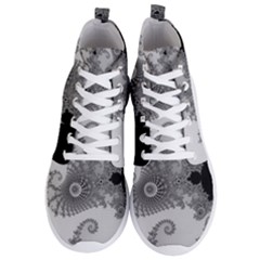 Apple Males Almond Bread Abstract Mathematics Men s Lightweight High Top Sneakers by Ravend