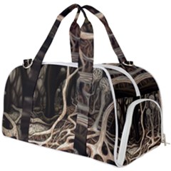 Tree Nature Landscape Forest Burner Gym Duffel Bag by Ravend