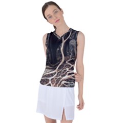 Tree Nature Landscape Forest Women s Sleeveless Sports Top by Ravend