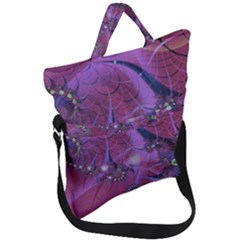 Fractal Math Abstract Abstract Art Digital Arts Fold Over Handle Tote Bag by Ravend