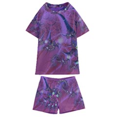 Fractal Math Abstract Abstract Art Digital Arts Kids  Swim Tee And Shorts Set by Ravend