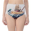 Ai Generated Noodles Pirate Chinese Food Food Classic High-Waist Bikini Bottoms View1